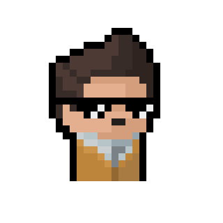 Mascot, sunglasses pose